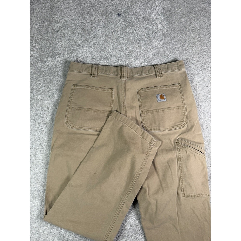 Carhartt Pants Mens 36x32** Rugged Flex Relaxed Fit Canvas Work BN2291-M  Tan